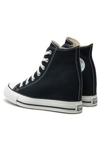 Converse Trampki Chuck Taylor All Star Wedge Platform A11909C Czarny. Kolor: czarny. Materiał: materiał. Obcas: na platformie