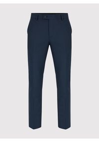 Pako Lorente - PAKO LORENTE – Granatowe spodnie garniturowe. Kolor: niebieski. Materiał: poliester, elastan, wiskoza #4