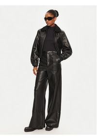 Serge Pariente Kurtka skórzana Audrey Czarny Relaxed Fit. Kolor: czarny. Materiał: skóra #4