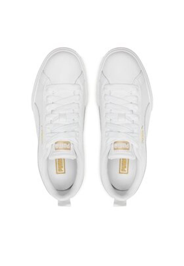 Puma Sneakersy Mayze Lth Jr 384527 Biały. Kolor: biały. Materiał: skóra