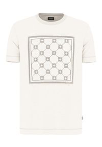 JOOP! T-Shirt 17 JJ-21Bajo 30047429 Beżowy Modern Fit. Kolor: beżowy. Materiał: bawełna