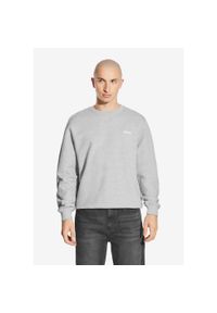 Bluza sportowa męska Prosto Subtle Logo bez kaptura. Typ kołnierza: bez kaptura. Kolor: szary #1