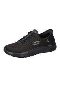 skechers - Buty do chodzenia damskie Skechers 124836BBK. Kolor: czarny. Materiał: syntetyk, materiał. Szerokość cholewki: normalna. Sport: turystyka piesza #1