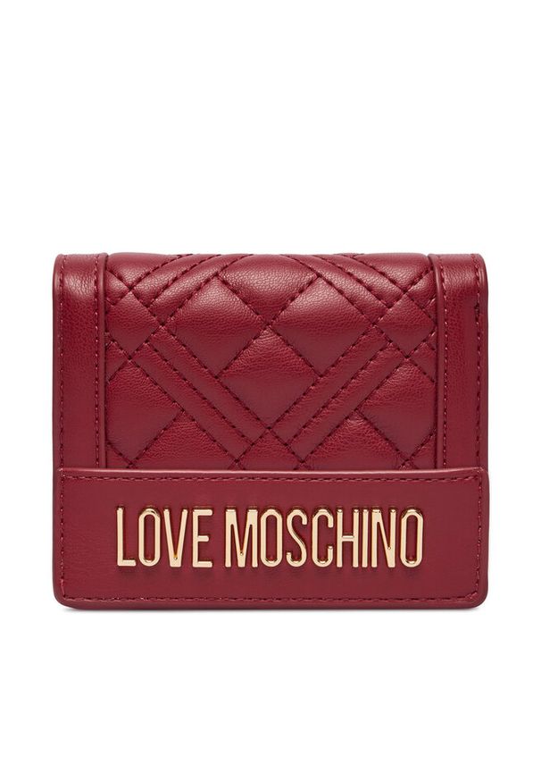 Love Moschino - Portfel LOVE MOSCHINO. Kolor: czerwony