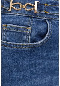 Mos Mosh Spódnica jeansowa midi prosta. Okazja: na co dzień. Stan: podwyższony. Kolor: niebieski. Materiał: jeans. Styl: casual #2