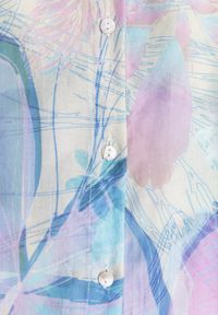 Born2be - Niebieska Oversizowa Koszula z Bawełną o Kroju Typu Nietoperz Nyletia. Okazja: na co dzień. Typ kołnierza: kołnierzyk klasyczny. Kolor: niebieski. Materiał: bawełna. Sezon: wiosna, lato. Styl: elegancki, klasyczny, casual #5