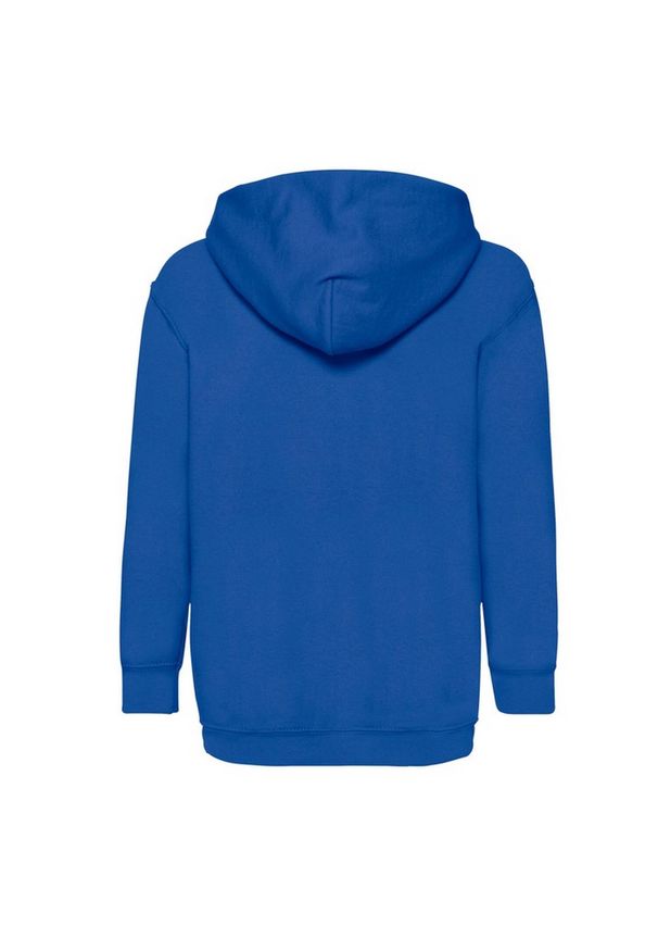 FRUIT OF THE LOOM - Bluza Z Kapturem Dla Dzieci. Typ kołnierza: kaptur. Kolor: niebieski
