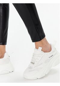 DKNY Spodnie z imitacji skóry P2HKTO61 Czarny Slim Fit. Kolor: czarny. Materiał: skóra #4