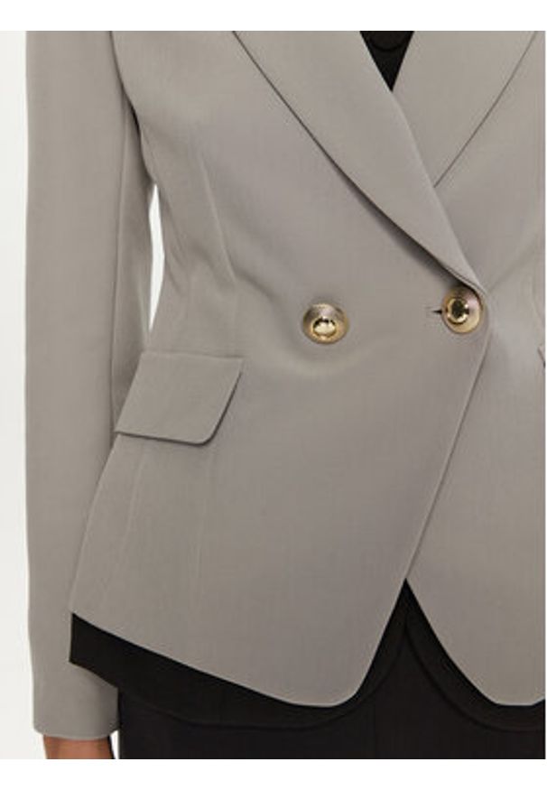 Rinascimento Marynarka CFC0119983003 Szary Regular Fit. Kolor: szary. Materiał: syntetyk