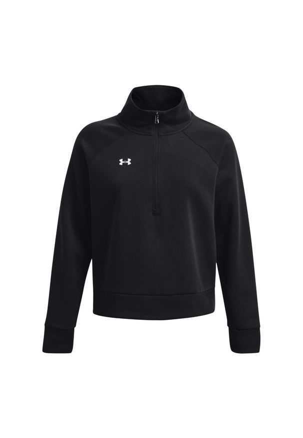 Damska bluza polarowa 1/2 z zamkiem błyskawicznym Under Armour Rival. Kolor: wielokolorowy, biały, czarny. Materiał: polar