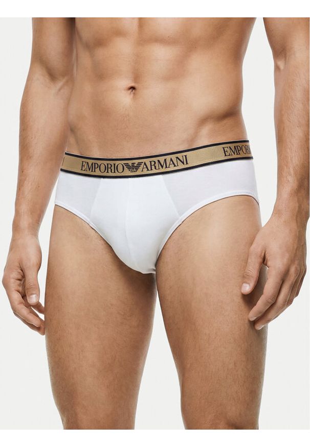 Emporio Armani Underwear Komplet slipów EM000369 AF20669 M5080 Kolorowy. Materiał: bawełna. Wzór: kolorowy