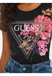 Guess T-Shirt W4BI23 J1314 Czarny Regular Fit. Kolor: czarny. Materiał: bawełna #3