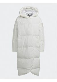 Adidas - adidas Kurtka puchowa Big Baffle Down Coat HN9939 Biały Loose Fit. Kolor: biały. Materiał: syntetyk #7