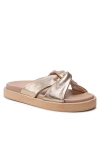 Klapki Lasocki WI16-4808-06 Gold. Kolor: złoty. Materiał: skóra #1