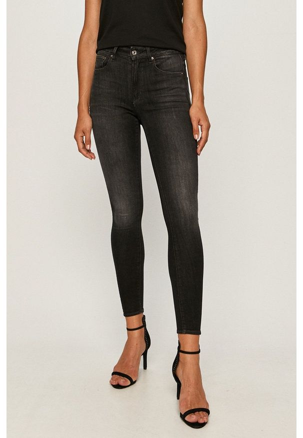 G-Star RAW - G-Star Raw - Jeansy 3301. Stan: podwyższony. Kolor: czarny