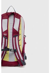 Jack Wolfskin plecak Athmos Shape 16 kolor bordowy duży z nadrukiem. Kolor: czerwony. Materiał: materiał. Wzór: nadruk #2
