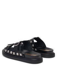 Just Cavalli Klapki 80QA3S92 ZPB91 Czarny. Kolor: czarny. Materiał: skóra #5