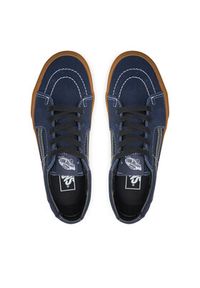 Vans Tenisówki Sk8 Low VN0009QRNVY1 Granatowy. Kolor: niebieski. Materiał: skóra, zamsz #4