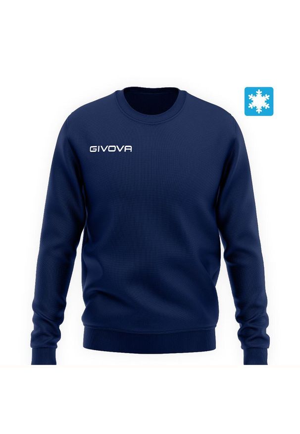 Bluza Givova Felpa Blue XL - Wygoda i Styl na Każdą Okazję. Kolor: niebieski. Sport: fitness, piłka nożna