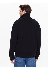Sisley Bluza 3BMRS5008 Czarny Regular Fit. Kolor: czarny. Materiał: bawełna #4