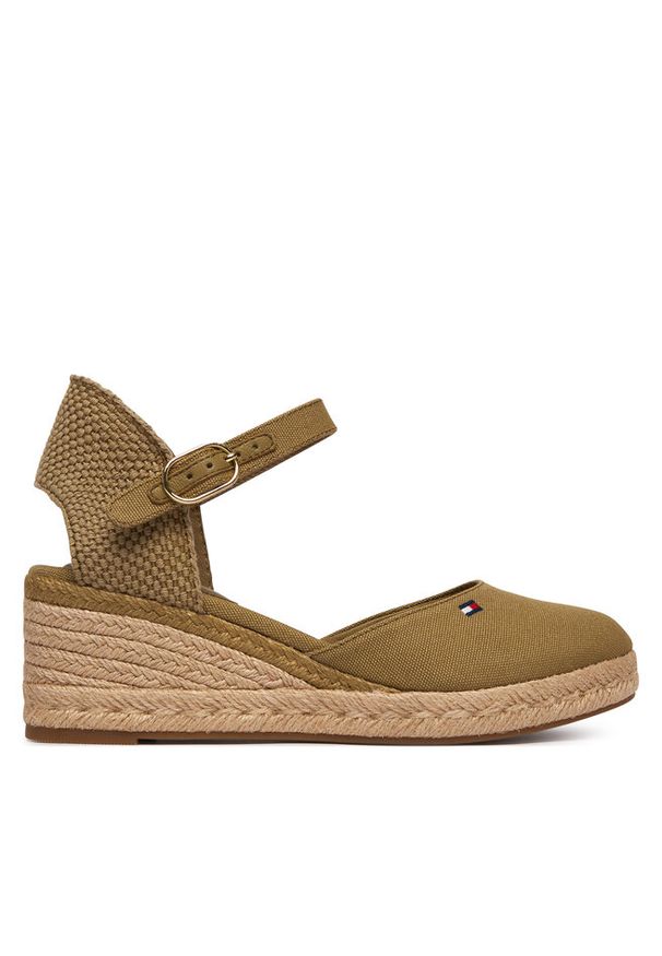 TOMMY HILFIGER - Espadryle Tommy Hilfiger. Kolor: brązowy