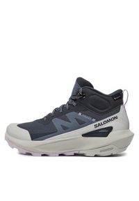salomon - Salomon Trekkingi Elixir Activ Mid Gore-Tex L47457400 Szary. Kolor: szary. Materiał: materiał #3