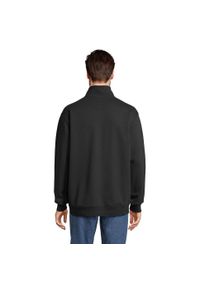 SOL'S - Bluza Rozpinana Unisex Dla Dorosłych Conrad Quarter Zip. Kolor: czarny