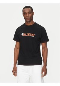 Guess T-Shirt F5GI06 I3Z14 Czarny Regular Fit. Kolor: czarny. Materiał: bawełna