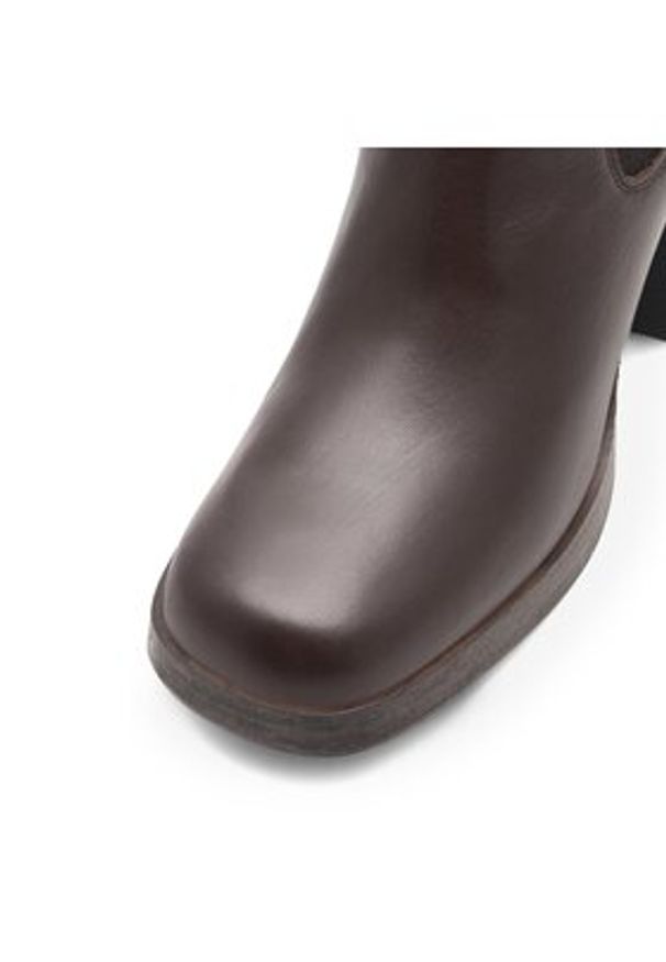 Gino Rossi Botki CELANO-22740NB Brązowy. Kolor: brązowy. Materiał: skóra
