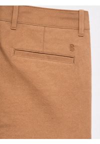 Big-Star - Spodnie męskie chinosy beżowe Erhati 801. Okazja: na co dzień. Kolor: beżowy. Materiał: tkanina. Wzór: nadruk, haft. Styl: casual #2