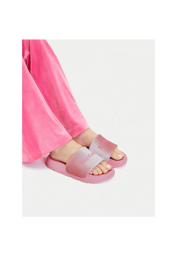 Klapki Juicy Couture. Kolor: różowy