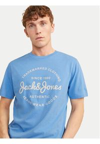 Jack & Jones - Jack&Jones T-Shirt Forest 12247972 Niebieski Standard Fit. Kolor: niebieski. Materiał: syntetyk, bawełna #6