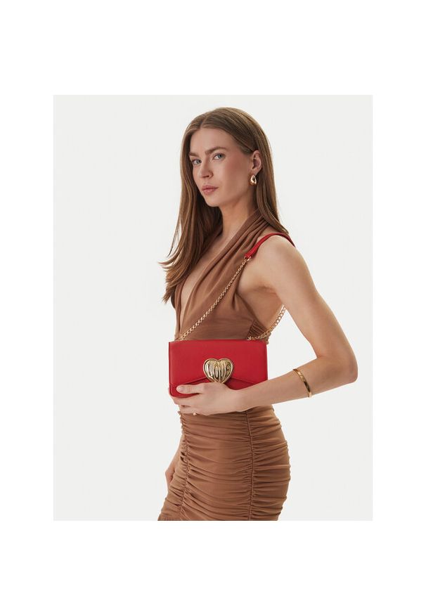 Love Moschino - Torebka LOVE MOSCHINO. Kolor: czerwony