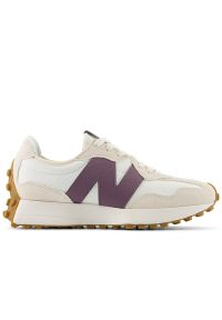 Buty New Balance WS327FTC - beżowe. Zapięcie: sznurówki. Kolor: beżowy. Materiał: skóra, guma, zamsz. Szerokość cholewki: normalna