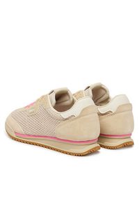 Tommy Jeans Sneakersy Tjw Low Profile Runner Knit EN0EN02992 Beżowy. Kolor: beżowy. Materiał: materiał #6