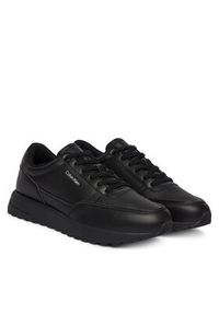 Calvin Klein Sneakersy City Runner Laceup Lth HM0HM02146 Czarny. Kolor: czarny. Materiał: skóra #2