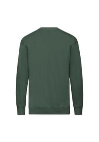 FRUIT OF THE LOOM - Lekka Bluza Rozpinana Unisex Dla Dorosłych. Kolor: zielony