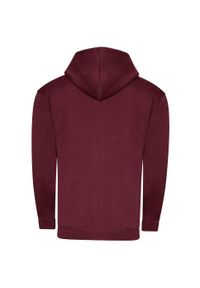 AWDIS - Organiczna Bluza Z Kapturem Dla Dorosłych Unisex. Typ kołnierza: kaptur. Kolor: czerwony, wielokolorowy, brązowy