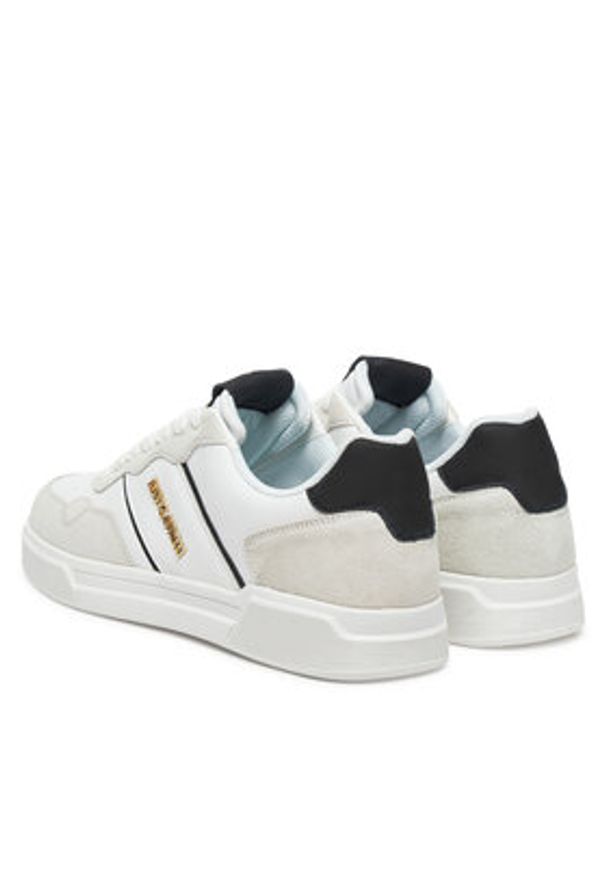 Just Cavalli Sneakersy 78QA3SB4 ZPA93 Biały. Kolor: biały. Materiał: skóra