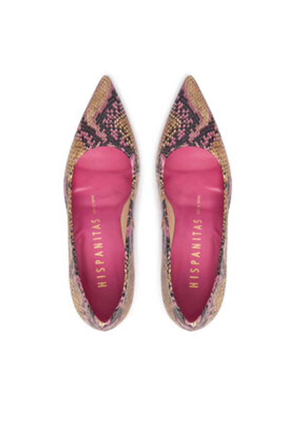 Hispanitas Czółenka HV264677 C001 Kolorowy. Materiał: skóra. Wzór: kolorowy