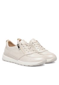 Caprice Sneakersy 9-23765-46 Beżowy. Kolor: beżowy. Materiał: skóra #2