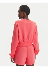 Adidas - adidas Bluza ALL SZN Soft Lux KD9772 Koralowy Loose Fit. Kolor: pomarańczowy. Materiał: syntetyk