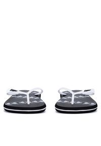Kappa Japonki 371D2SW BLACK - WHITE Kolorowy. Materiał: syntetyk, materiał. Wzór: kolorowy
