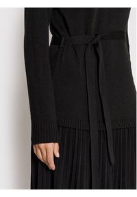 Rinascimento Sukienka dzianinowa CFM0010543003 Czarny Relaxed Fit. Kolor: czarny. Materiał: syntetyk #3