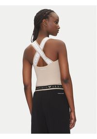 EA7 Emporio Armani Body 7W000338 AF12625 U6155 Beżowy Slim Fit. Kolor: beżowy. Materiał: syntetyk