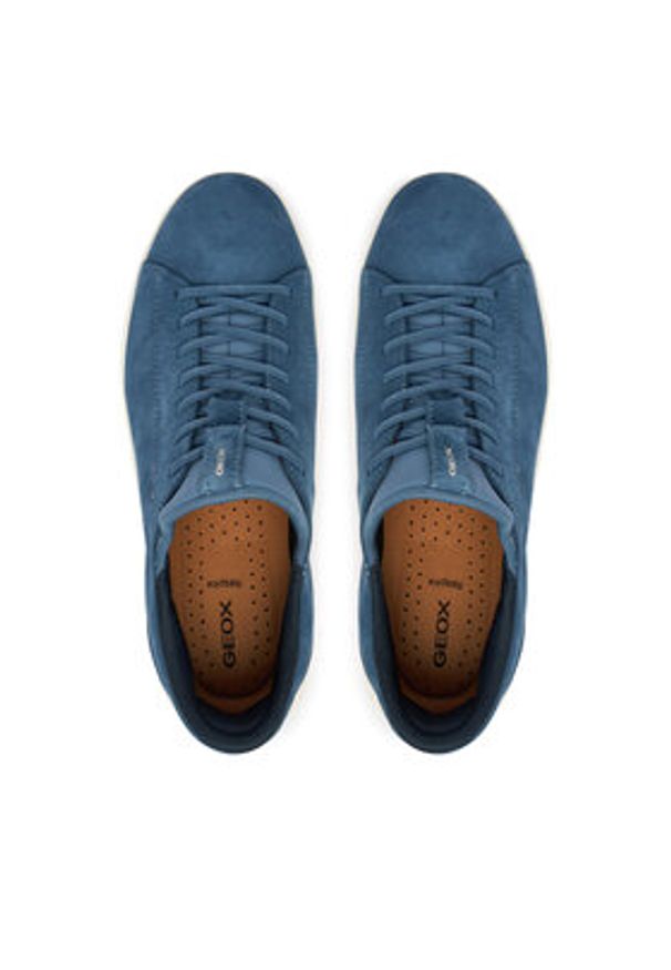 Geox Sneakersy U Flextride Plus U65MAA 00022 C4005 Niebieski. Kolor: niebieski. Materiał: skóra, zamsz