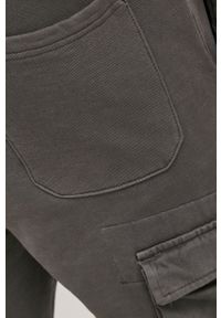 Only & Sons spodnie bawełniane męskie kolor szary gładkie. Kolor: szary. Materiał: bawełna. Wzór: gładki #4