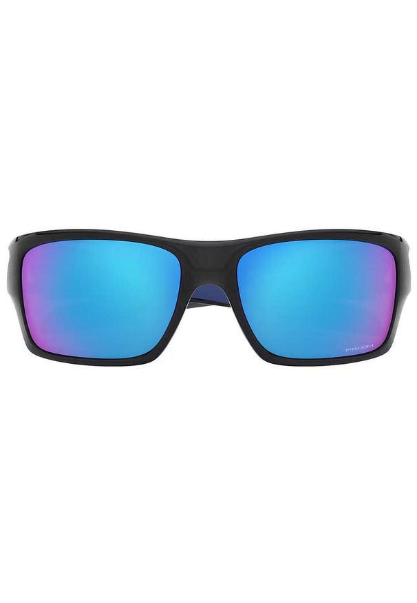 Męskie okulary przeciwsłoneczne Oakley® Turbine w kolorze niebieskim. Kolor: czarny, niebieski, wielokolorowy