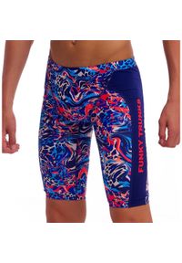 Spodenki FUNKY TRUNKS Mad Cat - jammery chłopięce. Kolor: niebieski