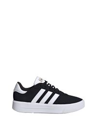 Adidas - Buty Court Silk. Kolor: biały, wielokolorowy, czarny. Materiał: materiał